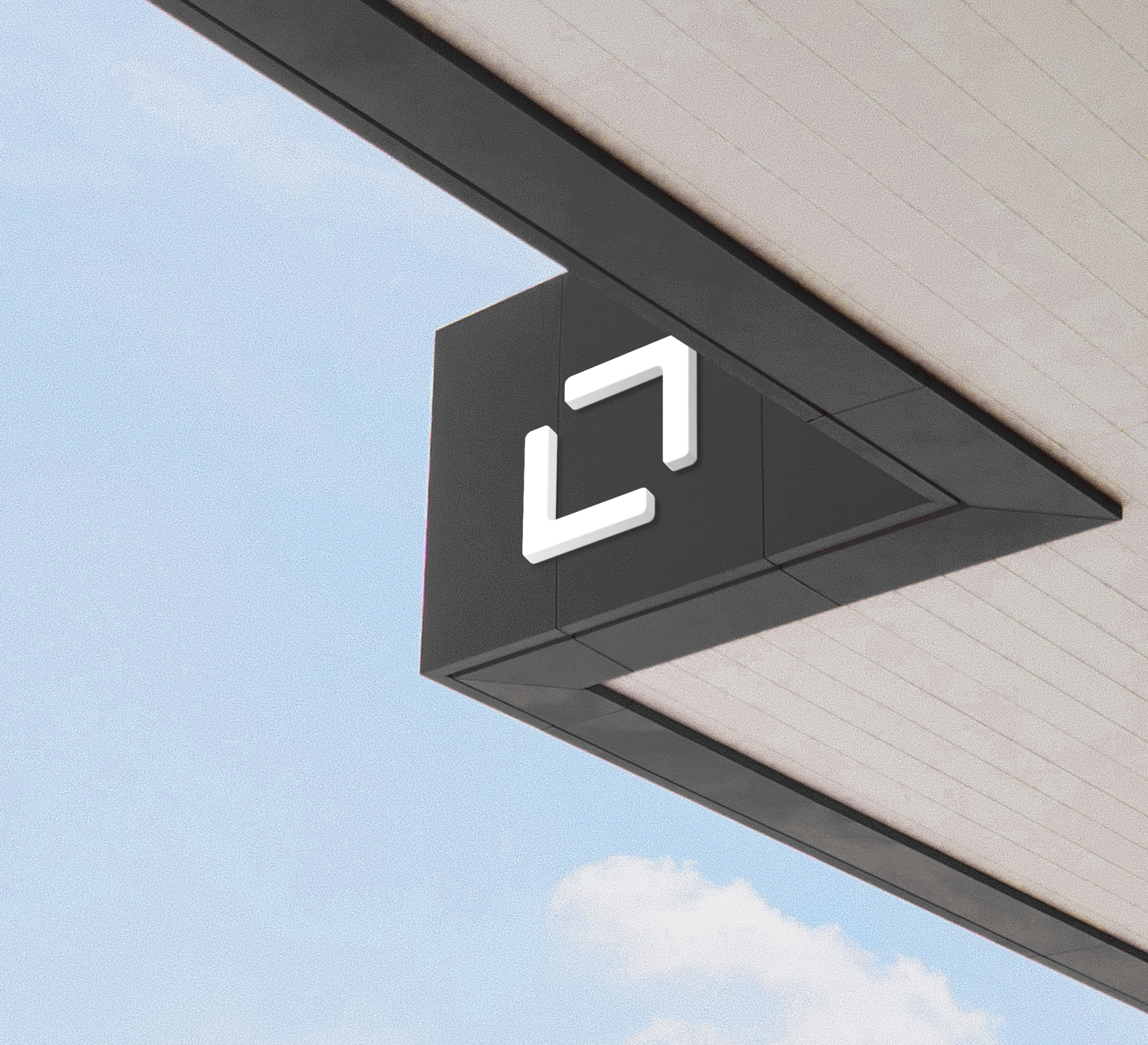 Building 3D Logo Signage Mockup